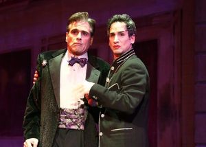Roger DeBris (David Engel) and Carmen Ghia (Michael Paternostro) @ BroadwayWorld Roger DeBris (David Engel) and Carmen Ghia (Michael Paternostro) Photo